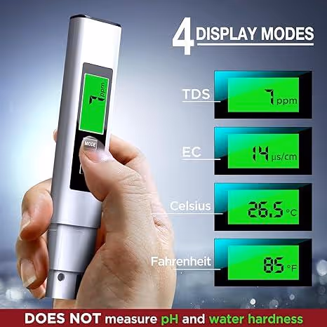 2025 All-New 4 in 1 Tds Meter Digital Water Tester - smart home water quality tester